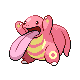 Lickitung front-facing sprite from Pokémon SoulSilver