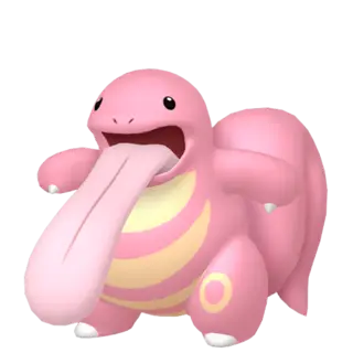 Lickitung front-facing sprite from Pokémon Let's Go, Eevee!