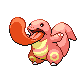 Lickitung front-facing sprite from Pokémon Platinum