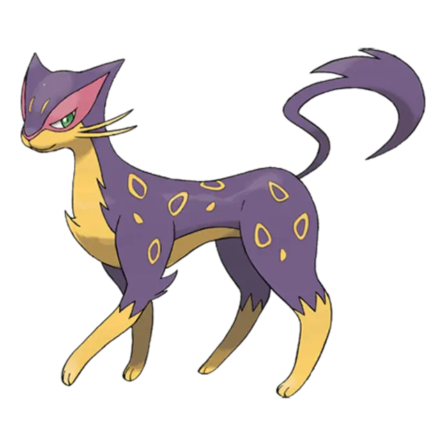 Liepard, the Cruel Pokémon — Dark-type Pokémon official artwork