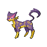 Liepard front-facing sprite from Pokémon White