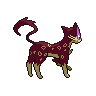Liepard shiny back-facing sprite from Pokémon White