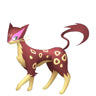 Liepard shiny front-facing sprite from Pokémon Sword