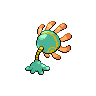 Lileep shiny back-facing sprite from Pokémon Black 2