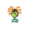 Lileep shiny front-facing sprite from Pokémon Black