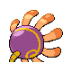 Lileep back-facing sprite from Pokémon Diamond