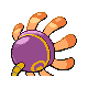 Lileep back-facing sprite from Pokémon HeartGold