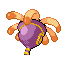 Lileep back-facing sprite from Pokémon Sapphire