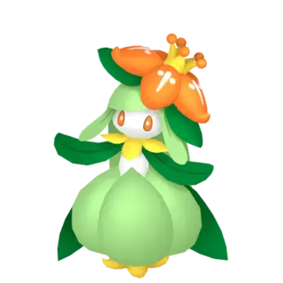 Lilligant front-facing sprite from Pokémon Legends: Arceus