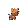 Lillipup back-facing sprite from Pokémon Black 2