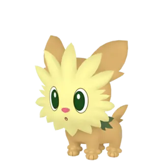Lillipup shiny front-facing sprite from The Isle Of Armor