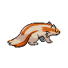 Linoone shiny back-facing sprite from Pokémon Black 2