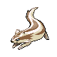 Linoone front-facing sprite from Pokémon Diamond