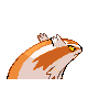 Linoone shiny back-facing sprite from Pokémon SoulSilver