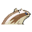 Linoone back-facing sprite from Pokémon Ruby