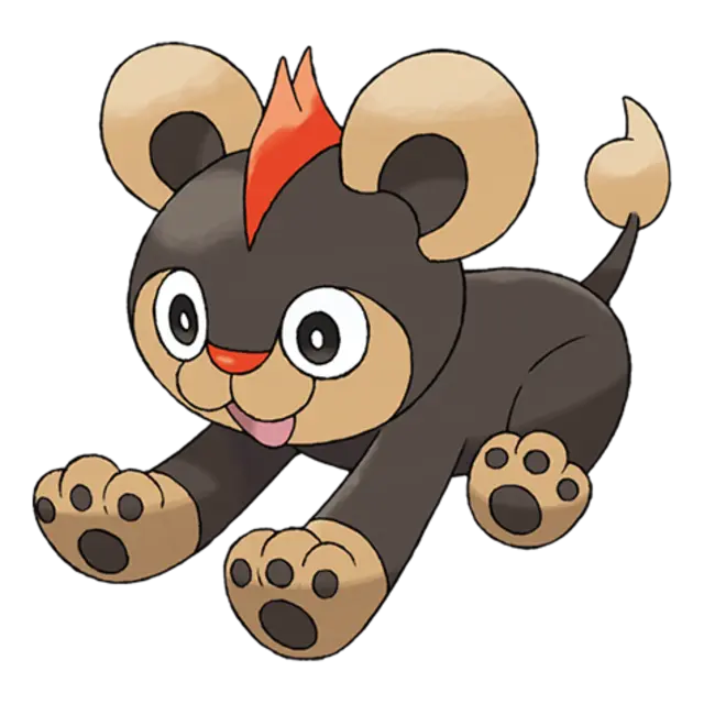 Litleo, the Lion Cub Pokémon — Fire/Normal-type Pokémon official artwork