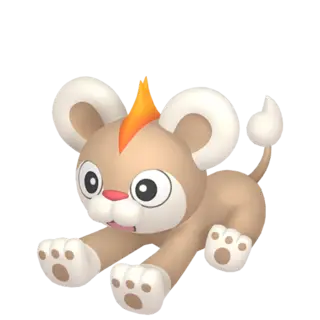 Litleo shiny front-facing sprite from Pokémon Ultra Sun