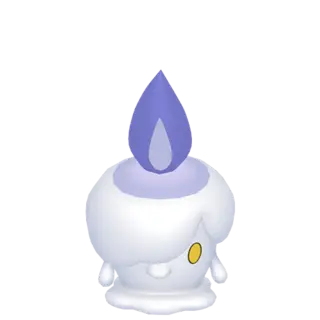 Litwick front-facing sprite from Pokémon Sword