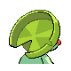 Lombre back-facing sprite from Pokémon Pearl