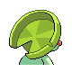 Lombre back-facing sprite from Pokémon HeartGold