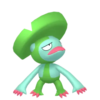 Lombre front-facing sprite from Pokémon Sword