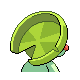 Lombre back-facing sprite from Pokémon Platinum