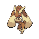 Lopunny front-facing sprite from Pokémon Diamond