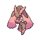 Lopunny shiny front-facing sprite from Pokémon Diamond