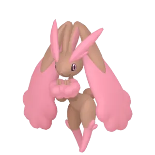 Lopunny shiny front-facing sprite from Pokémon Sword