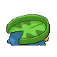 Lotad back-facing sprite from Pokémon SoulSilver