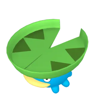 Lotad front-facing sprite from Pokémon Scarlet