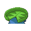 Lotad back-facing sprite from Pokémon Sapphire