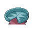 Lotad shiny back-facing sprite from Pokémon Sapphire