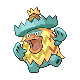 Ludicolo shiny front-facing sprite from Pokémon Pearl