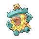 Ludicolo shiny front-facing sprite from Pokémon HeartGold