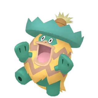 Ludicolo shiny front-facing sprite from Pokémon X