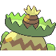 Ludicolo back-facing sprite from Pokémon Platinum