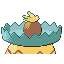 Ludicolo shiny back-facing sprite from Pokémon Sapphire