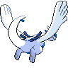 Lugia back-facing sprite from Pokémon White