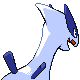Lugia back-facing sprite from Pokémon Pearl