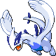 Lugia front-facing sprite from Pokémon Pearl