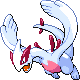 Lugia shiny front-facing sprite from Pokémon Pearl