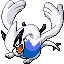 Lugia front-facing sprite from Pokémon Emerald