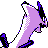 Lugia back-facing sprite from Pokémon Silver