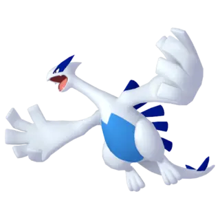 Lugia front-facing sprite from Pokémon Omega Ruby