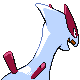 Lugia shiny back-facing sprite from Pokémon Platinum