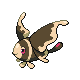 Lumineon shiny front-facing sprite from Pokémon Diamond