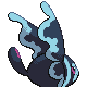 Lumineon back-facing sprite from Pokémon SoulSilver