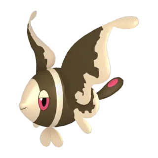 Lumineon shiny front-facing sprite from Pokémon Moon