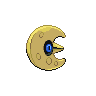 Lunatone shiny back-facing sprite from Pokémon White